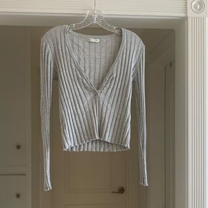 COTTON ON grey button down top